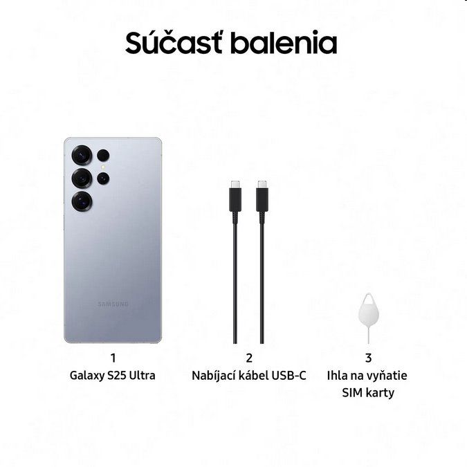 Samsung Galaxy S25 Ultra 5G 12GB/256GB Titanium Silverblue/Kék titán