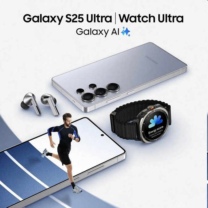 Samsung Galaxy S25 Ultra 5G 12GB/512GB Titanium Whitesilver/Fehér titán