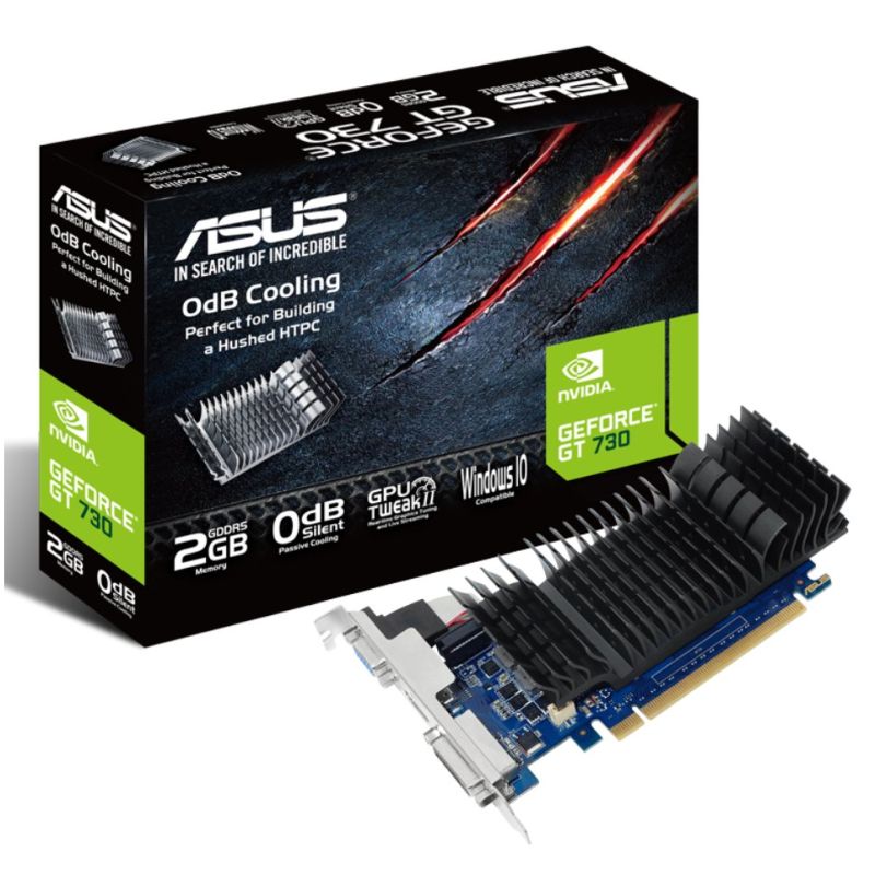 ASUS GeForce GT 730 GDDR5 low profile silent 2G