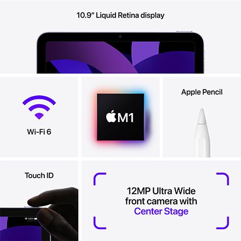 Apple iPad Air 10.9" (2022) Wi-Fi 64GB, kék, A osztály - használt, 12 hónap garancia Apple iPad Air 10.9" (2022) Wi-Fi 64GB, kék, A osztály - használt, 12 hónap garancia