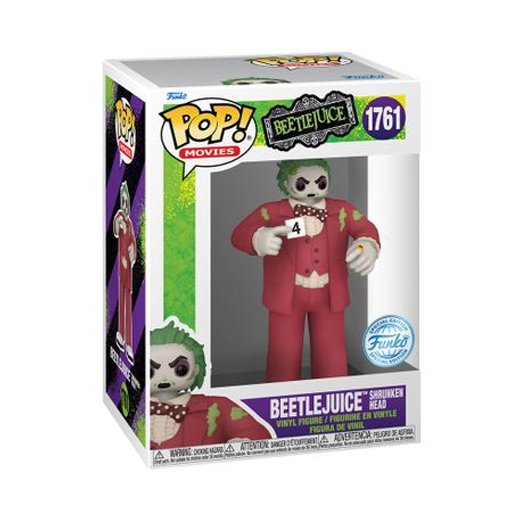 POP! Movies: Beetlejuice Shrunken Head (Beetlejuice) Special Edition