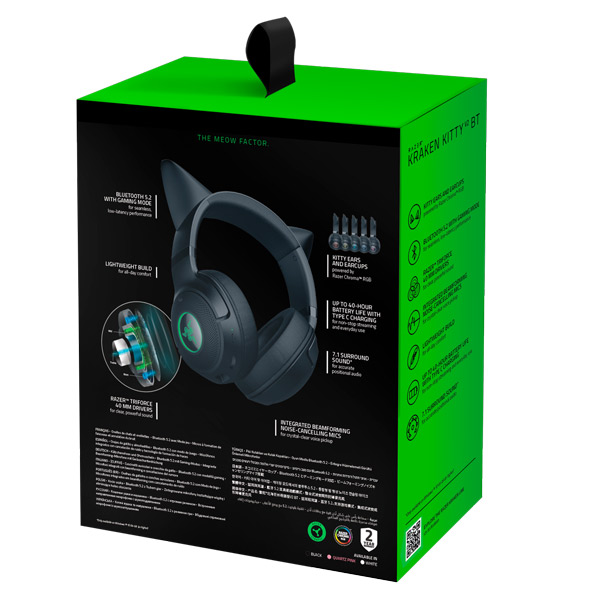 Razer Kraken Kitty BT V2, Black