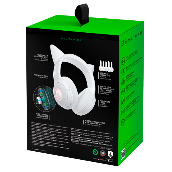 Razer Kraken Kitty BT V2, White