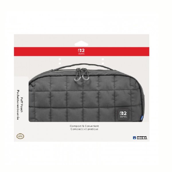 HORI Nintendo Switch 2 Puff Pouch, Black