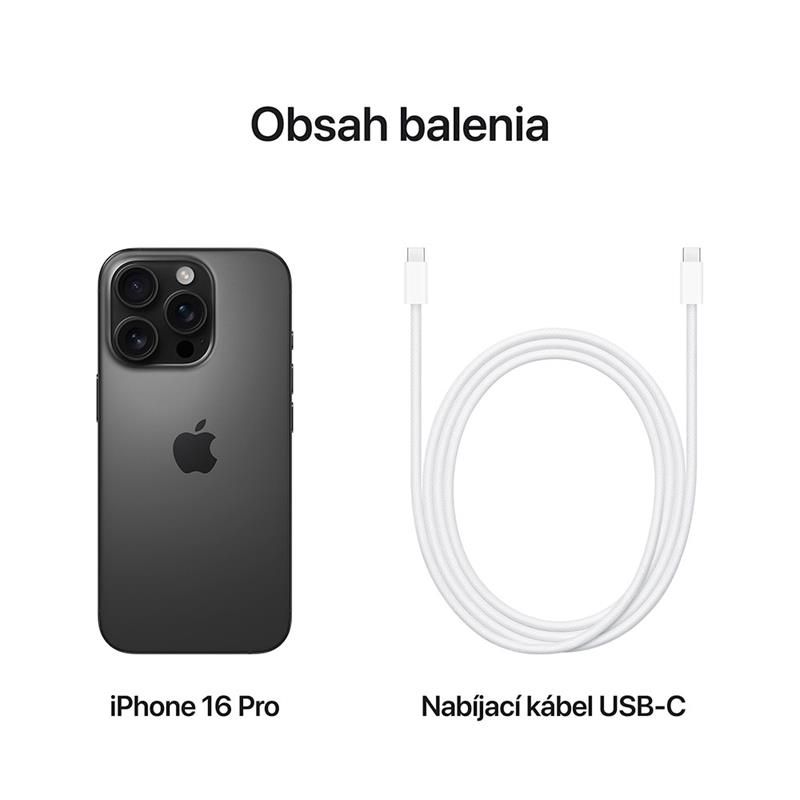 iPhone 16 Pro 512 GB fekete titán *Bontott*