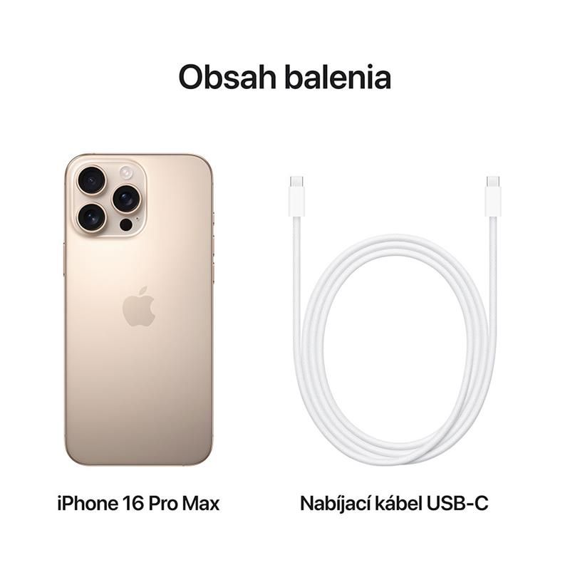 iPhone 16 Pro Max 256 GB szahara titán *Bontott*