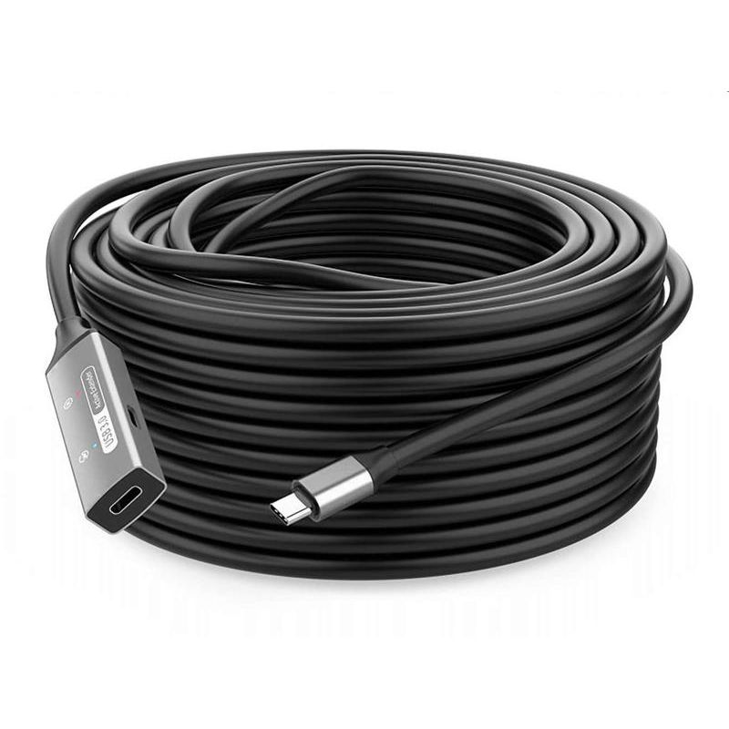 PremiumCord USB-C repeater és hosszabbító kábel Male-Female, 5Gbps Aluminium 5m