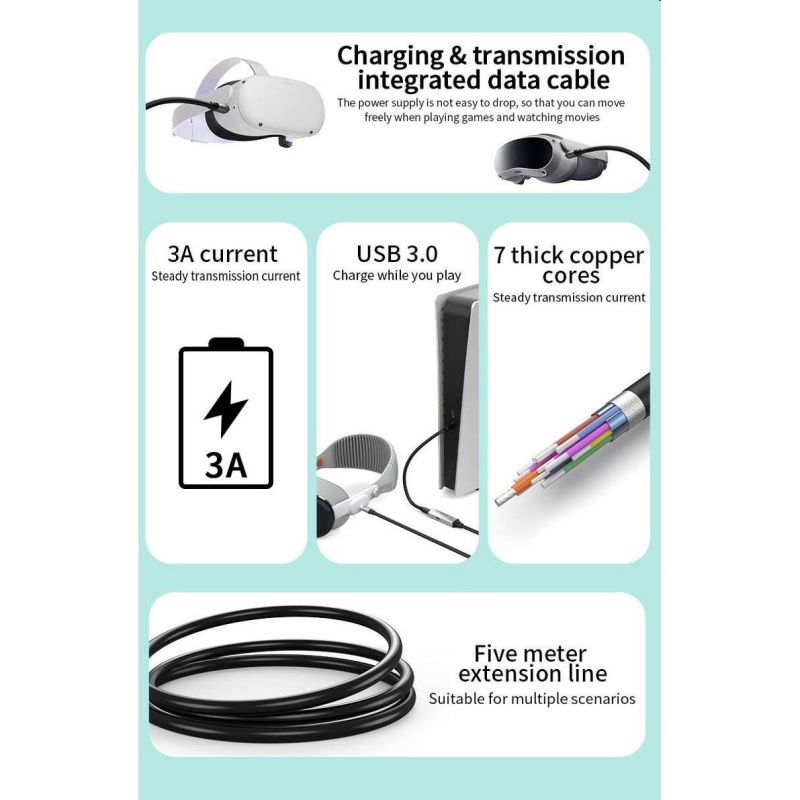 PremiumCord USB-C repeater és hosszabbító kábel Male-Female, 5Gbps Aluminium 5m