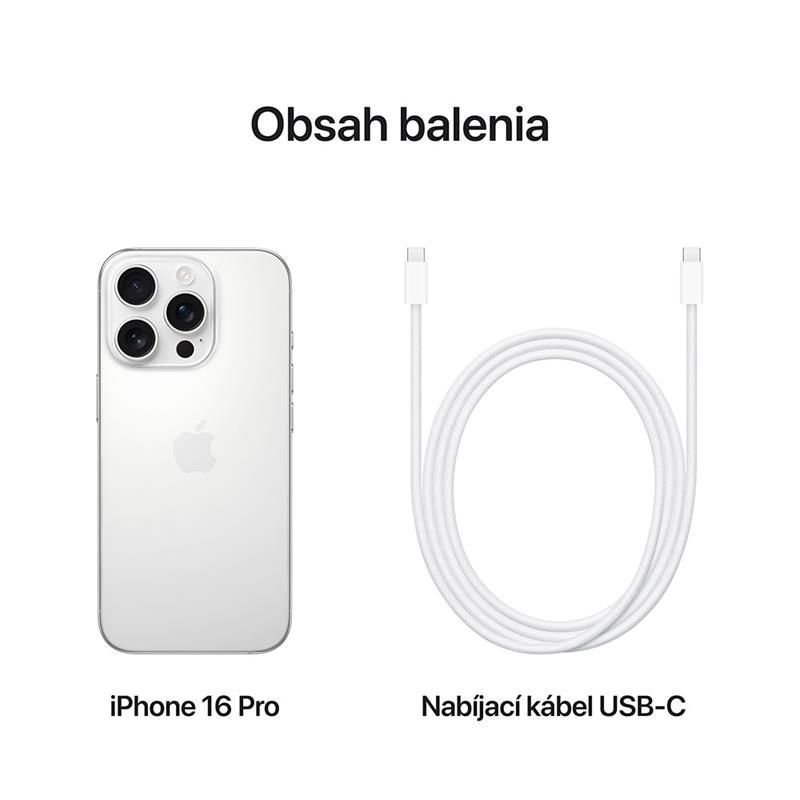 Apple iPhone 16 Pro 128 GB fehér titán *A osztály* Apple iPhone 16 Pro 128 GB fehér titán *A osztály*