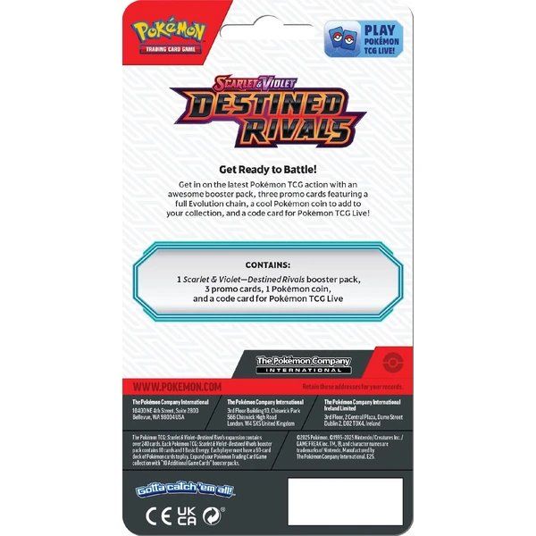 Kártyajáték Pokémon TCG: Scarlet & Violet Destined Rivals Premium Checklane Blister Skeledirge (Pokémon) Kártyajáték Pokémon TCG: Scarlet & Violet Destined Rivals Premium Checklane Blister Skeledirge (Pokémon)