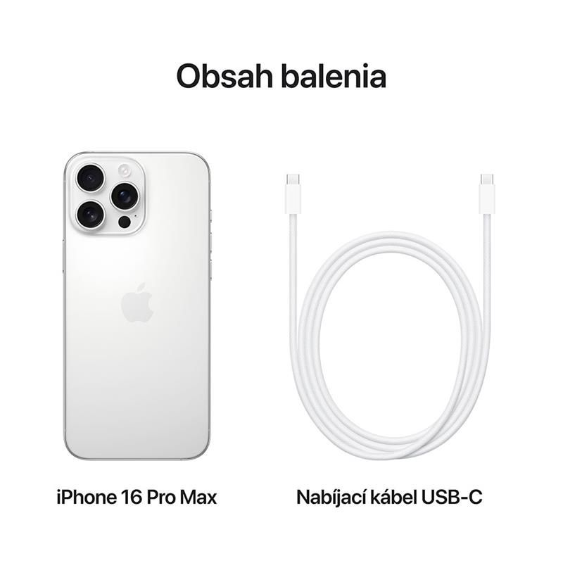 Apple iPhone 16 Pro Max 256 GB fehér titán *C osztály* Apple iPhone 16 Pro Max 256 GB fehér titán *C osztály*