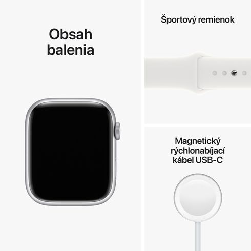 Apple Watch Series 8 GPS 45mm ezüst alumínium borítótok *C osztály* Apple Watch Series 8 GPS 45mm ezüst alumínium borítótok *C osztály*