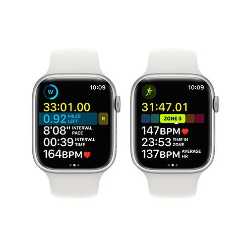 Apple Watch Series 8 GPS 45mm ezüst alumínium borítótok *C osztály* Apple Watch Series 8 GPS 45mm ezüst alumínium borítótok *C osztály*