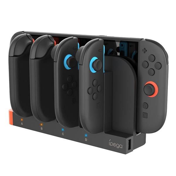 iPega SW2185 Töltőállomás JoyCon Vezérlőhöz Nintendo Switch 2, fekete iPega SW2185 Töltőállomás JoyCon Vezérlőhöz Nintendo Switch 2, fekete