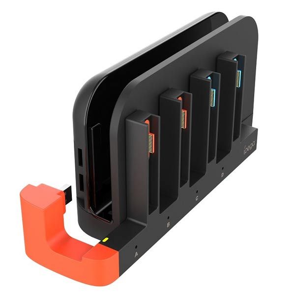 iPega SW2185 Töltőállomás JoyCon Vezérlőhöz Nintendo Switch 2, fekete iPega SW2185 Töltőállomás JoyCon Vezérlőhöz Nintendo Switch 2, fekete