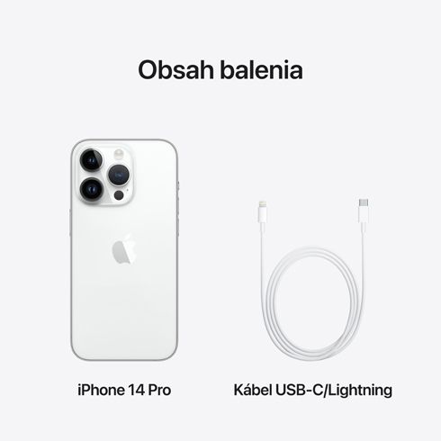 iPhone 14 Pro 128 GB ezüst *B osztály* iPhone 14 Pro 128 GB ezüst *B osztály*