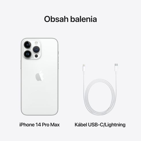 iPhone 14 Pro Max 128 GB ezüst *C osztály* iPhone 14 Pro Max 128 GB ezüst *C osztály*