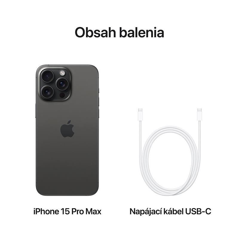 iPhone 15 Pro Max 256 GB fekete titán *B osztály* iPhone 15 Pro Max 256 GB fekete titán *B osztály*