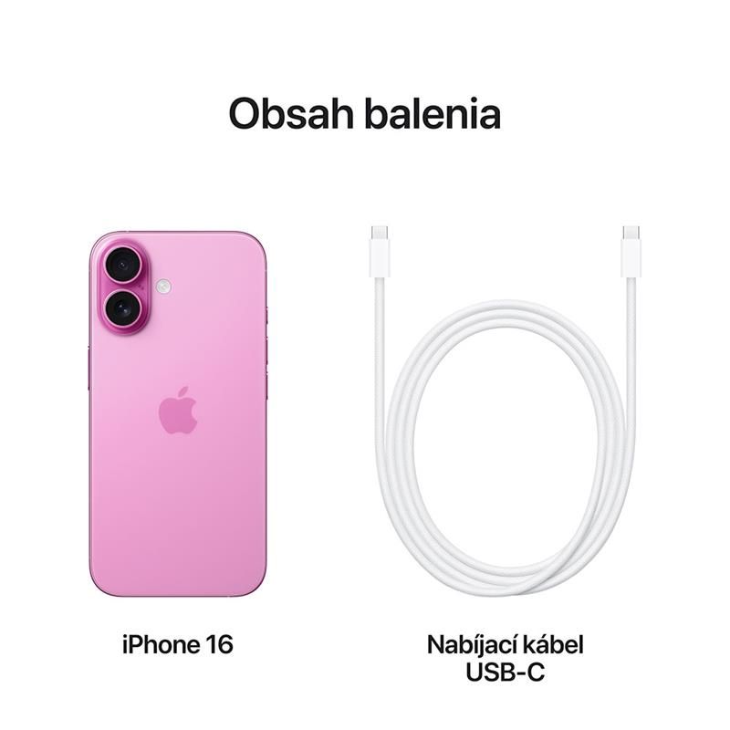 iPhone 16 128 GB rózsaszín *Új, felvásárolt*