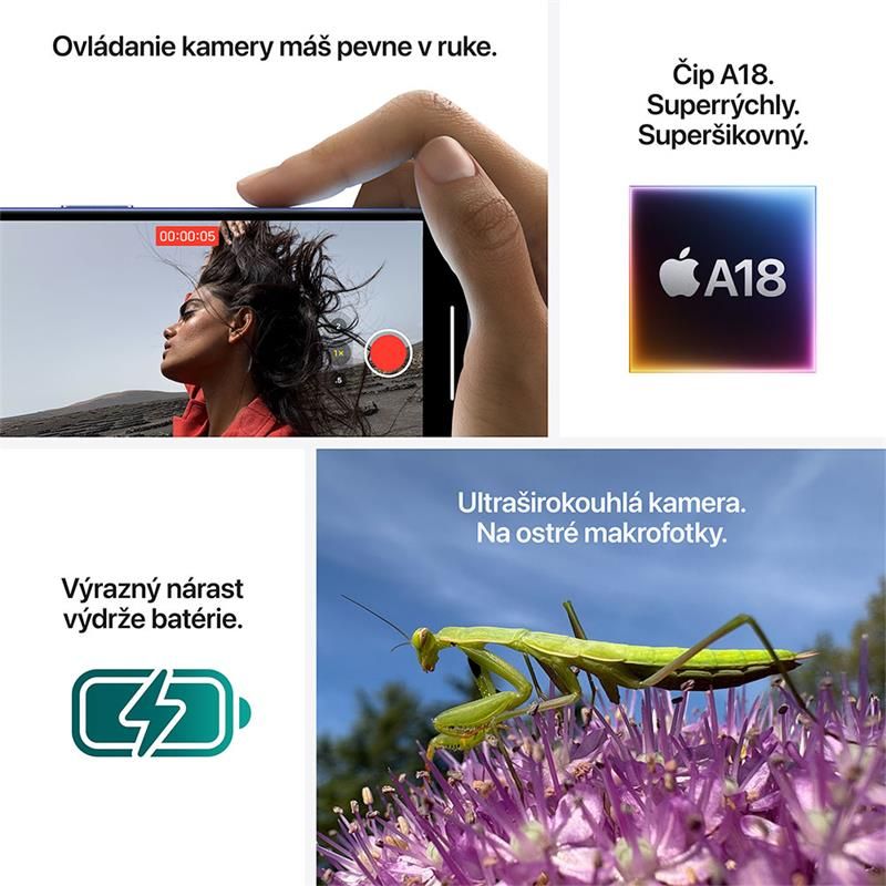 iPhone 16 128 GB rózsaszín *Új, felvásárolt*