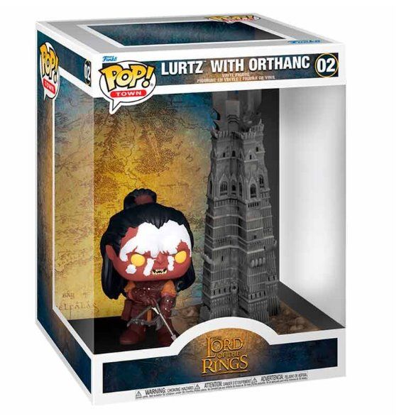 POP! Town: Lurtz with Orthanc (Lord of the Rings) Glows in The Dark POP! Town: Lurtz with Orthanc (Lord of the Rings) Glows in The Dark