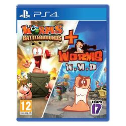 Worms Battlegrounds + Worms W.M.D [PS4] - BAZÁR (használt áru) az pgs.hu