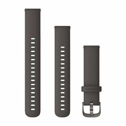 Garmin Quick Release Szilikon szíj 18 mm, granite/slate az pgs.hu