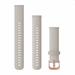 Garmin Quick Release Szilikon szíj 18 mm, light sand/rose gold az pgs.hu