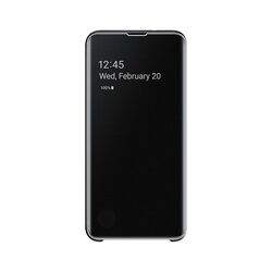 Puzdro Samsung Clear View Cover EF-ZG970CBE  Samsung Galaxy S10e - G970F, Black - OPENBOX (Bontott termék teljes garanciával) na pgs.hu