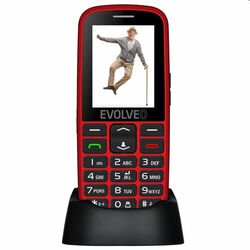 Evolveo EasyPhone EG, piros + töltőállvány az pgs.hu