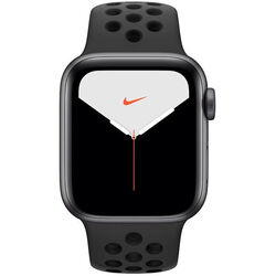 Apple Watch Nike Series 5 GPS, 44mm Space Grey Aluminium Case with Anthracite/Black Nike Sport Band , A osztály - használt az pgs.hu