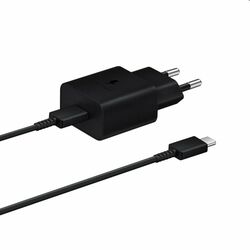 Gyorstöltő Samsung 15W USB-C kábellel, Fekete az pgs.hu