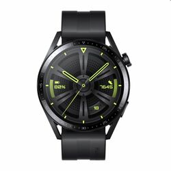 Huawei Watch GT3 46mm, active black - kiállított darab az pgs.hu