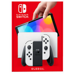 Nintendo Switch (OLED Model), fehér - BAZÁR (használt termék, 12 hónap garancia)