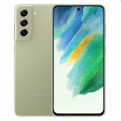 Samsung Galaxy S21 FE 5G, 6/128GB, olive, A osztály - használt, 12 hónap garancia