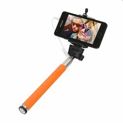 Omega Monopod Selfie Stick, narancssárga | pgs.hu
