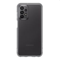 Soft Clear Cover Tok Samsung Galaxy A23 számára, Fekete az pgs.hu