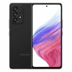 Samsung Galaxy A53, 6/128GB, Fekete, A osztály - használt, 12 hónap garancia