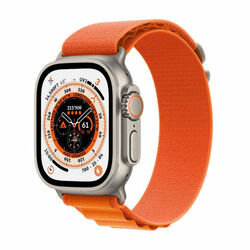 Apple Watch Ultra GPS + Cellular 49mm Titanium Case narancs Alpine Szíjjal - Közepes na pgs.hu