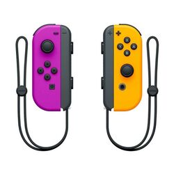 Nintendo Joy-Con Pair, purple / neon orange - BAZÁR (használt termék) az pgs.hu
