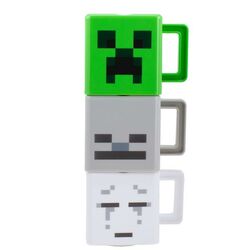 Bögrék Minecraft Stacking Mugs x3