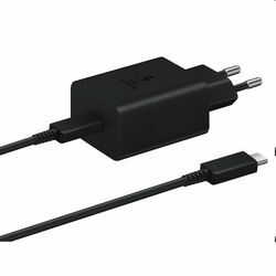Samsung Travel Adapter 45W w/ USB-C cable, black - OPENBOX (Bontott csomagolás, teljes garancia) az pgs.hu