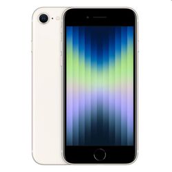 Apple iPhone SE (2022) 128GB, starlight, B osztály - használt, 12 hónap garancia