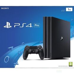 Sony PlayStation 4 Pro 1TB, jet black - BAZÁR (használt, 12 hónap garancia) az pgs.hu