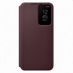 Clear View Cover tok Samsung Galaxy S22 Plus számára, burgundy kivitel - OPENBOX (Bontott csomagolás, teljes garancia) az pgs.hu