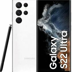 Samsung Galaxy S22 Ultra, 12/256GB, fehér, B osztály - használt, 12 hónap garancia