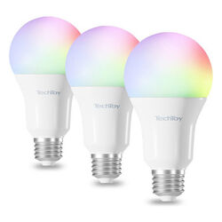 TechToy Smart Bulb RGB 11W E27 3pcs készlet