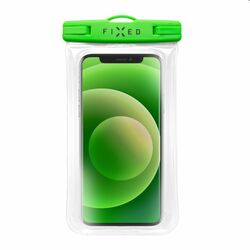 FIXED Vízálló lebegő telefontok kiváló minőségű zárrendszerrel és IPX8 tanúsítvánnyal, zöld