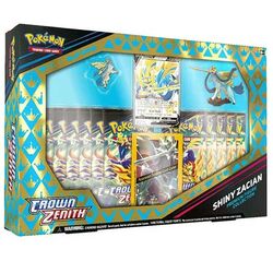 PKM Sword & Shield 12.5 Crown Zenith Figure Collection Shiny Zacian (Pokémon) - OPENBOX (Bontott csomagolás, teljes garancia az pgs.hu