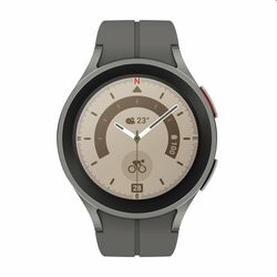 Samsung Galaxy Watch5 Pro 45mm, gray titanium, B osztály - használt, 12 hónap garancia az pgs.hu